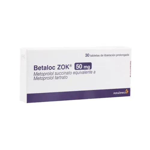 BETALOC ZOK 50 MG * 30 TABX