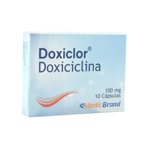 DOXICLOR 100 MG * 10 CAP  X