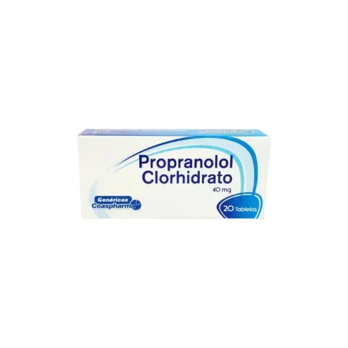 PROPRANOLOL 40 MG * 20 TABX