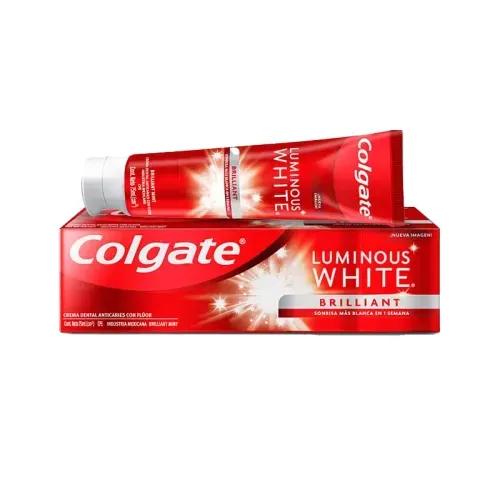 COLGATE CREMA DENTAL LUMINOUS WHITE * 75 MLX
