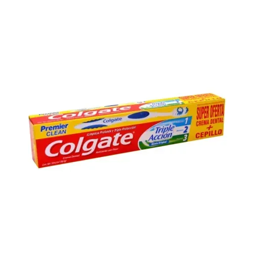 COLGATE CREMA T/ACCION * 50 ML + CEPILLO PREMIER CLEANX