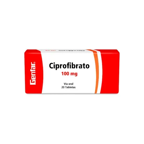 CIPROFIBRATO 100 MG * 20 TABX