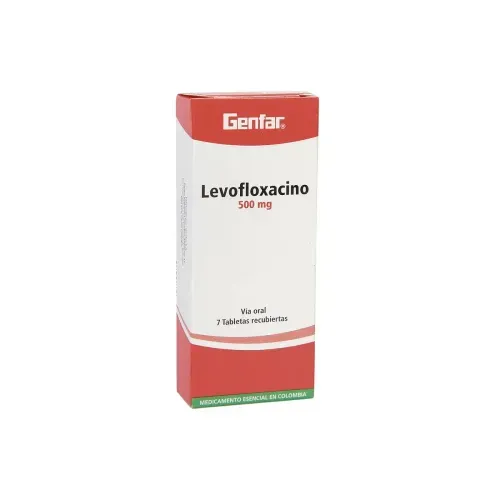LEVOFLOXACINO 500 MG * 7 TABX