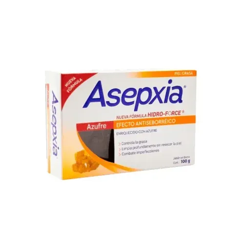 ASEPXIA JABON AZUFRE * 100 GRX