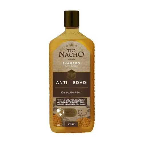 TIO NACHO SHAMPOO ANTIEDAD NUTRICION Y BRILLO * 415 MLX
