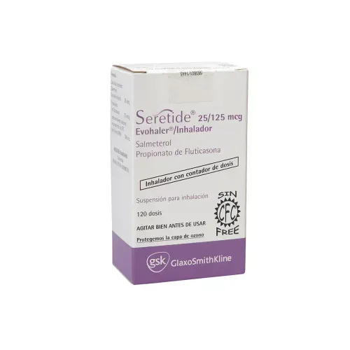 SERETIDE 25/125MCG *120 DOSIS X
