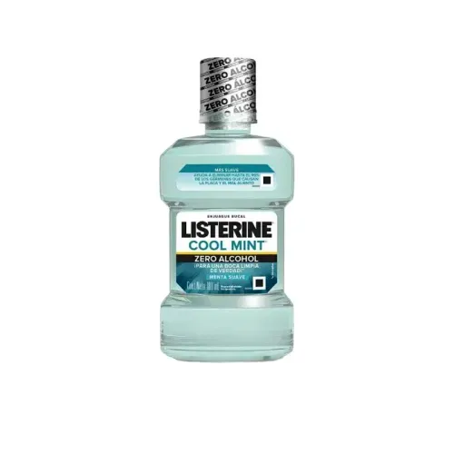 LISTERINE ZERO COOL MINT MENTA SUAVE * 180 MLX