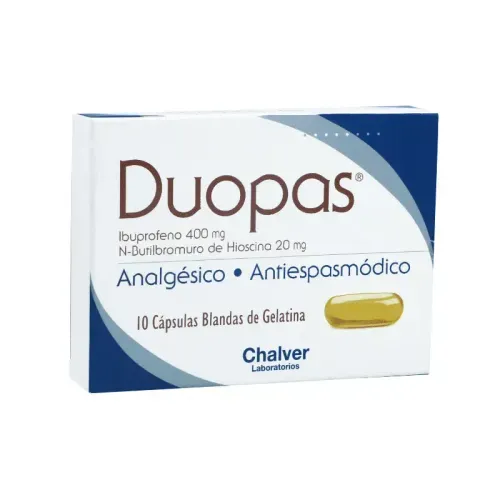 DUOPAS 400/20MG * 10 CAPX