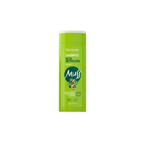 MUSS SHAMPOO ALTA NUTRICION * 400 ML X