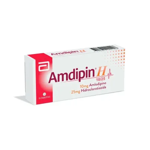 AMDIPIN H 10/25MG * 10 TABX