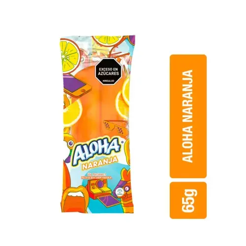 PALETA ALOHA AGUA NARANJA * 65 GRX