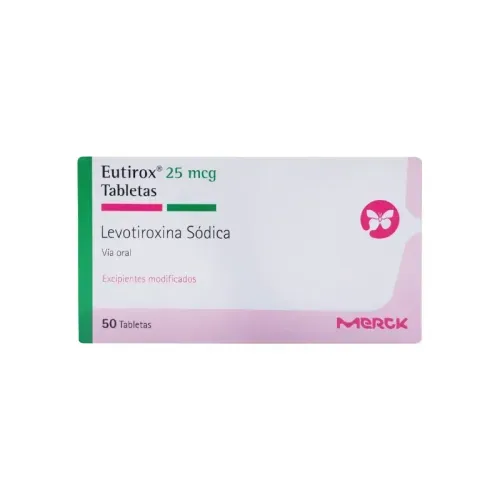 EUTIROX 25 MCG * 50 TAB  X