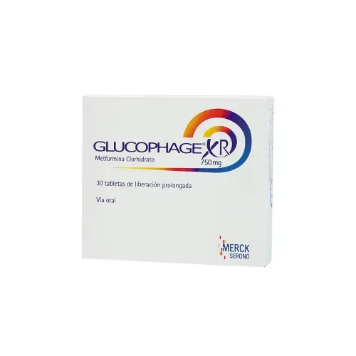 GLUCOPHAGE XR 750 MG * 30 TAB  X