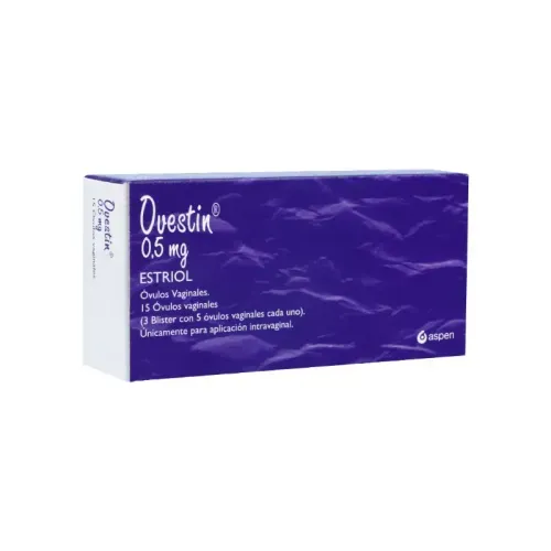OVESTIN 0.5 MG * 15 OVULOS X