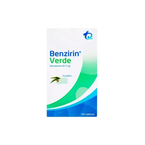 BENZIRIN VERDE EUCALIPTO * 100 TABX