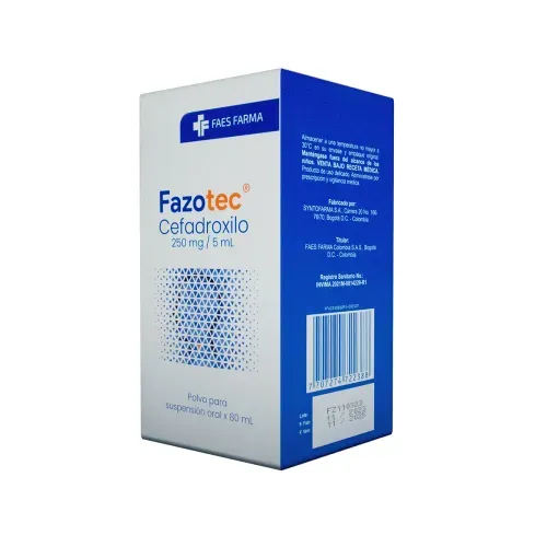 FAZOTEC 250 MG * 80 MLX