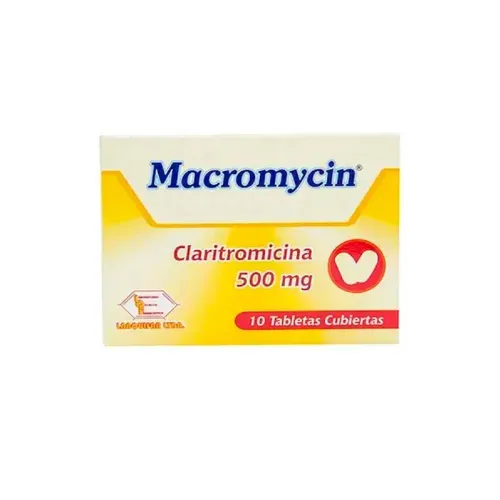 MACROMYCIN 500 MG * 10 TABX