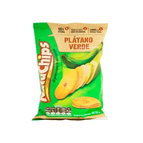 NATUCHIPS PLATANO VERDE 28G