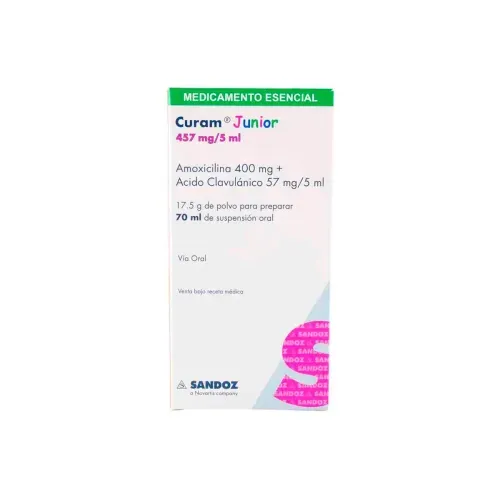 CURAM JUNIOR 457 MG * 70 ML  X