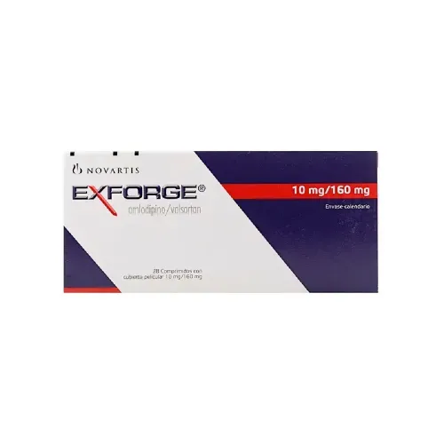EXFORGE 10/160 MG * 28 TAB  X