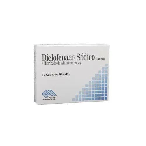 DICLOFENACO + HIDROXIDO ALUMINIO * 10 CAPX