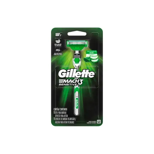 GILLETTE MACH 3 MAQ. SENSITIVE RECARGABLEX
