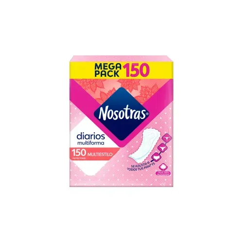 NOSOTRAS DIARIOS MULTIESTILO * 150 PROTECTORESX
