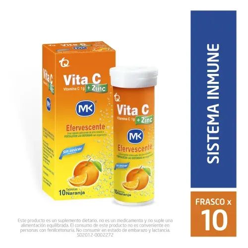 VITA C +ZINC 1GR EFERV *10 TABX