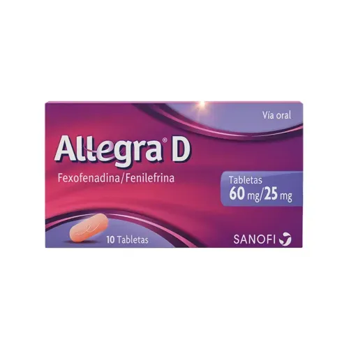 ALLEGRA D 60 MG * 10 TABX