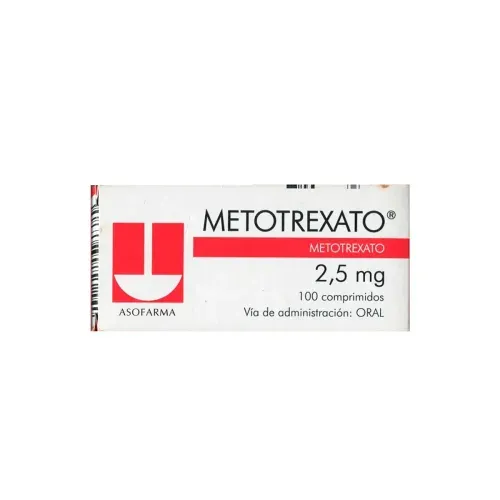 METOTREXATO 2.5 MG * 100 COMPX