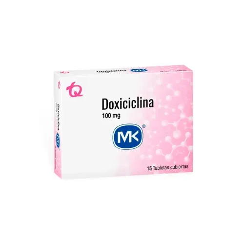 DOXICICLINA 100 MG * 15 TABX