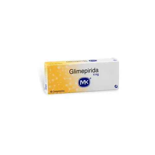 GLIMEPIRIDA 4 MG * 15 COMPX
