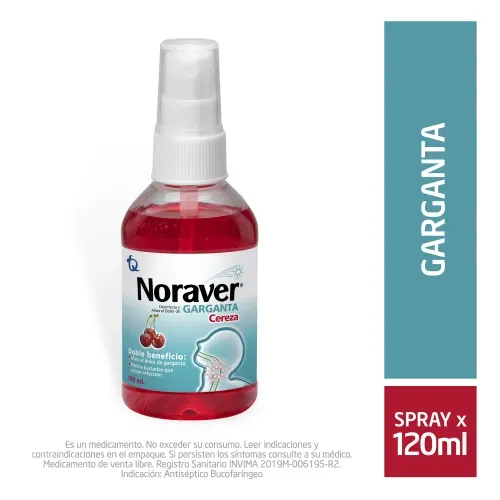 NORAVER SPRAY CEREZA * 120 ML X