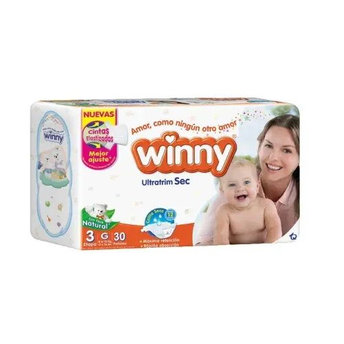 WINNY ULTRATRIM SEC ET 3 * 30 UND + 10 TOALLITASX