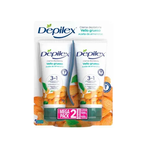 DEPILEX CREMA DEPILATORIA VELLO GRUESO 200 GR * 2 UNDX