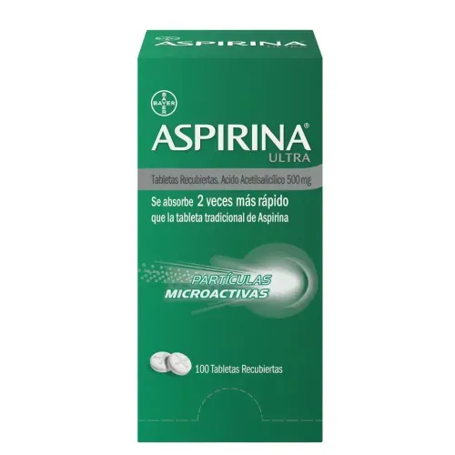 *ASPIRINA 500 MG CJA *100 TABX