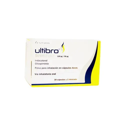 ULTIBRO 110/50MG INHALADOR * 30 CAPX