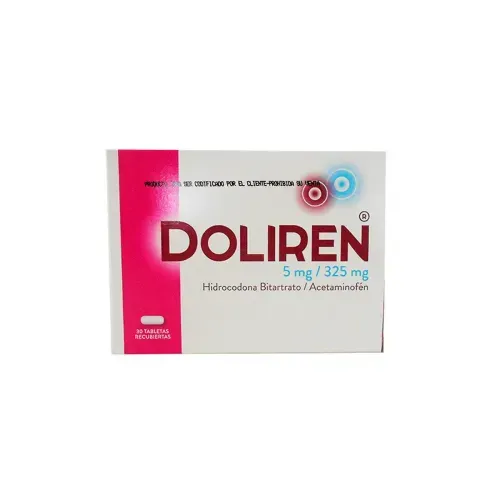 DOLIREN 5MG/325MG * 30 TABX