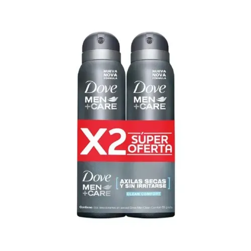 DOVE DESO AEROSOL CLEAN COMFORT 89 GR * 2 UNDX