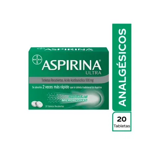 ASPIRINA ULTRA 500 MG * 20 TABX