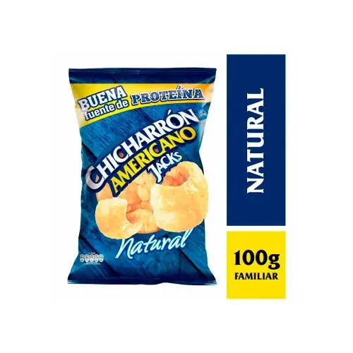 JACKS CHICHARRON NATURAL *100 GRX