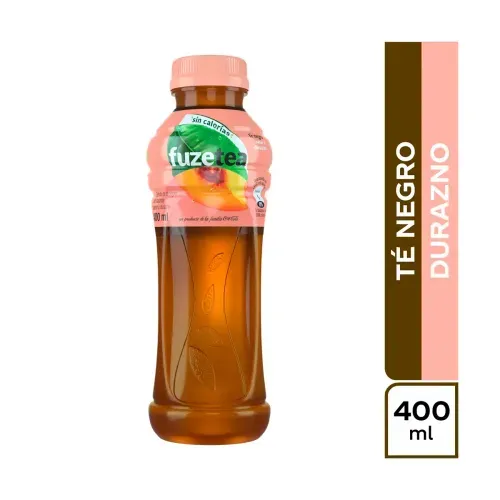 FUZE TEA TE NEGRO DURAZNO *400 MLX
