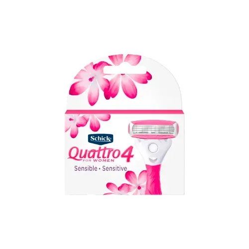 REPUESTO MAQUINA AFEITAR SCHICK QUATTRO 4 FOR WOMEN * 2 UNDX