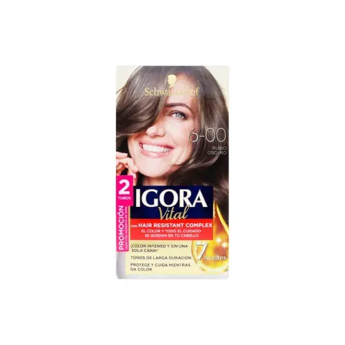 IGORA VITAL RUBIO OSCURO *2 TUBOS 6-00X