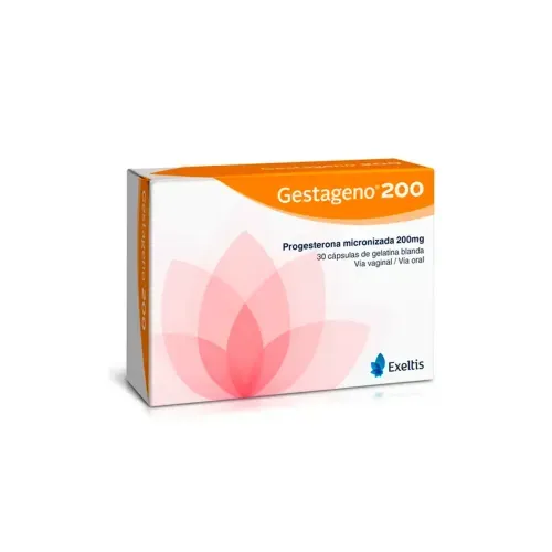 GESTAGENO 200 MG * 30 CAPX