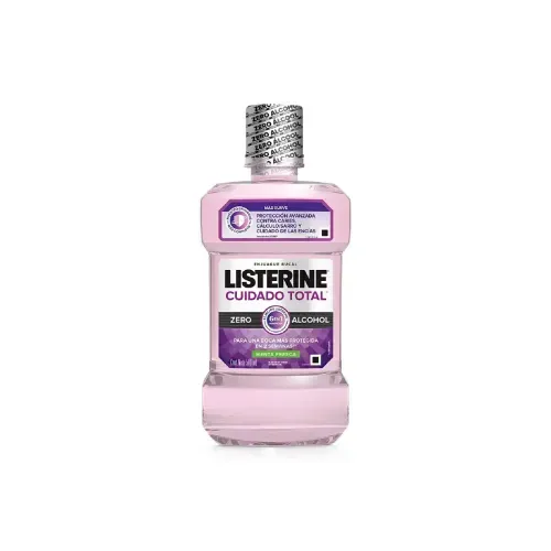 LISTERINE CUIDADO TOTAL ZERO ALCOHOL MENTA FRESCA * 500 MLX