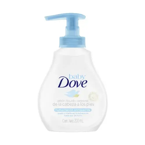DOVE BABY JABON LIQ HUMECT ENRIQUECIDA * 200 MLX