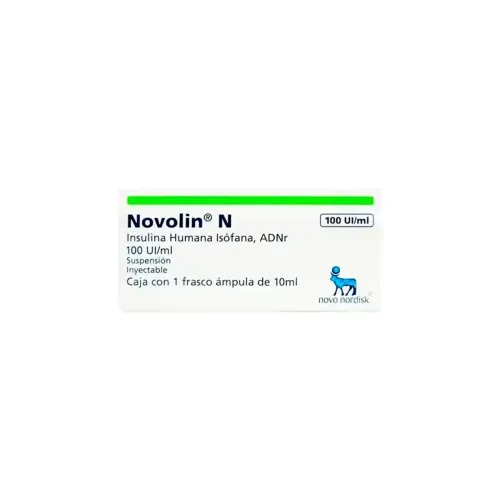 NOVOLIN N 100UI/10ML *1 AMP (REFRIGERADO)X