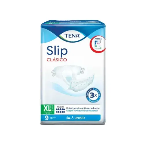 TENA SLIP CLASICO XL * 9 UNDX
