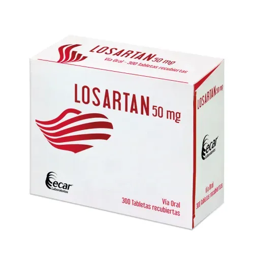 LOSARTAN E CARDIO 50 MG * 300 TAB X
